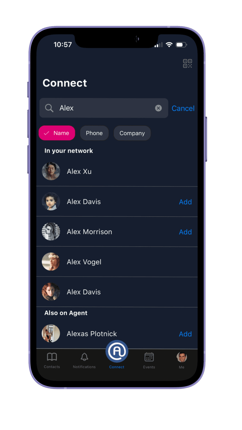 Search your network